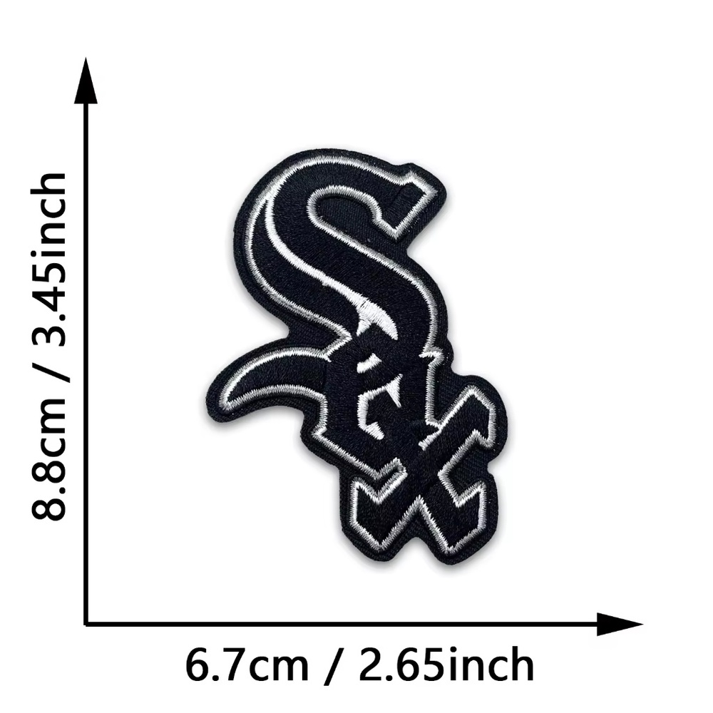 Vintage Chicago White Sox MLB Patches DIY Baseball All Teams Embroidered CHITOWN